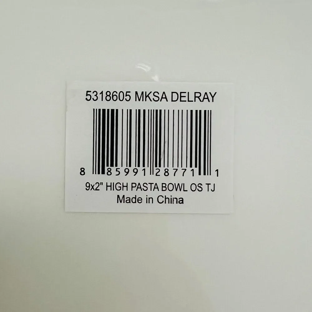 MIKASA Delray White Bone China 9